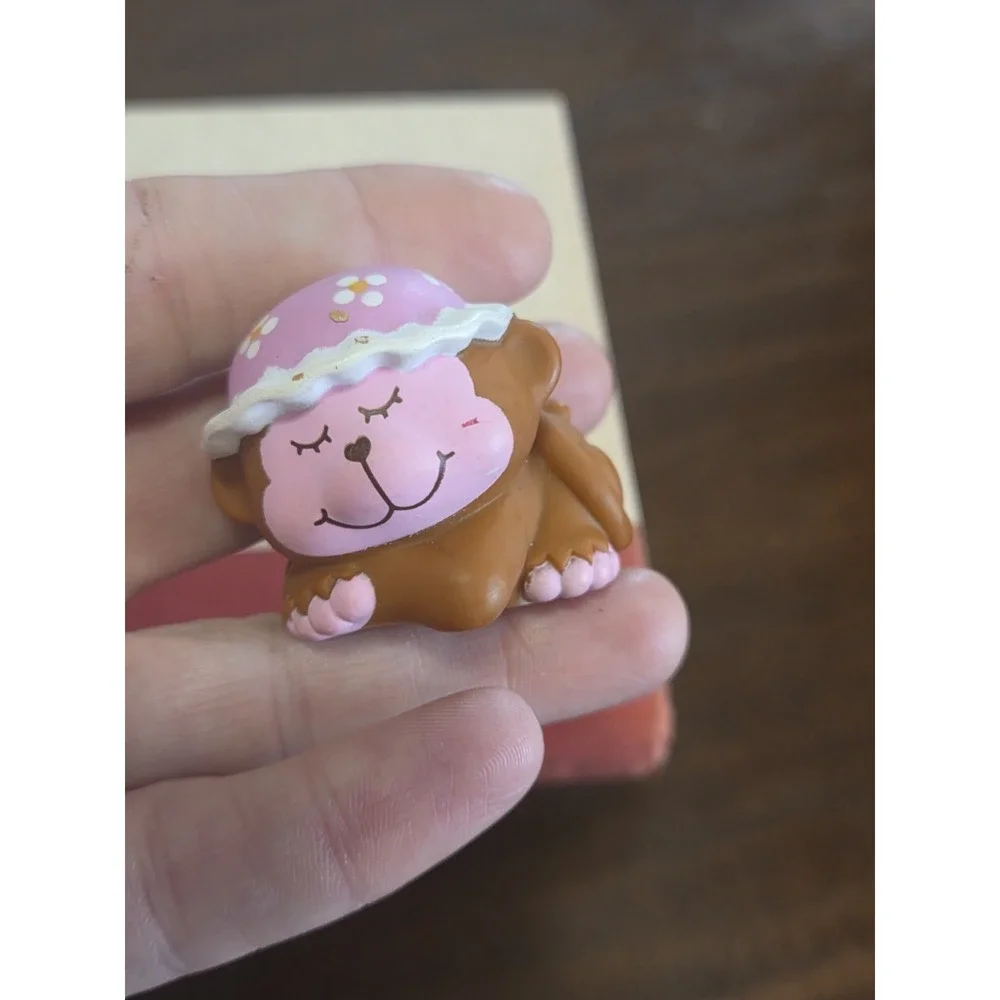 Vintage Strawberry Shortcake Pets, Lot Of 3, Burrito Donkey, Parfiet Parrot,monk